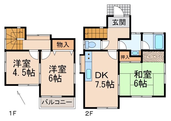 一戸建15941の物件間取画像